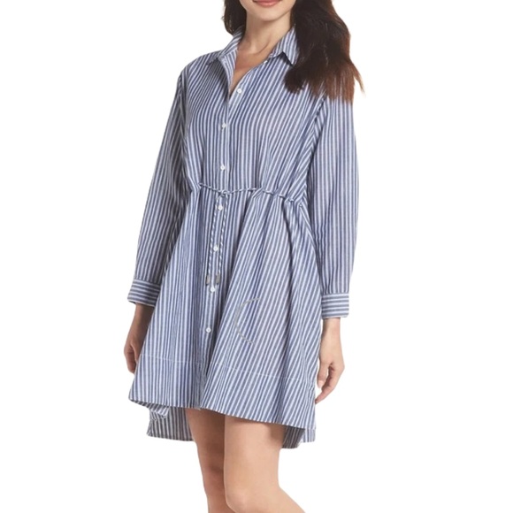 French Connection | Dresses | French Collection Striped Shirt Dress |  Poshmark
